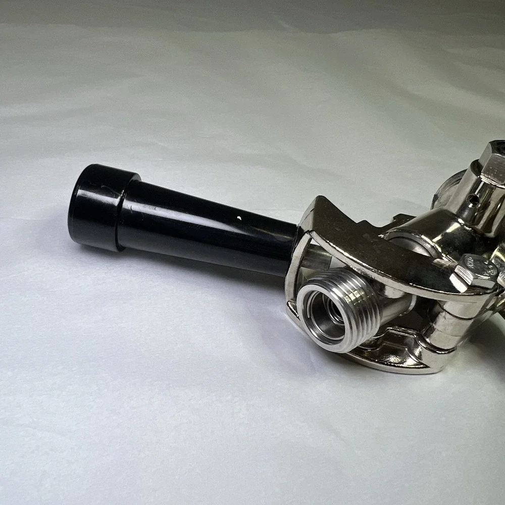 New D-Keg‎ Coupler Tap Head Beer Pull Turn Moving Black Plastic Knob
